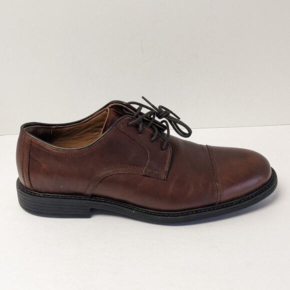 Johnston & Murphy XC4 Hollis Cap Toe Oxford, Brown Leather, Men\'s 9.5 M main image 6